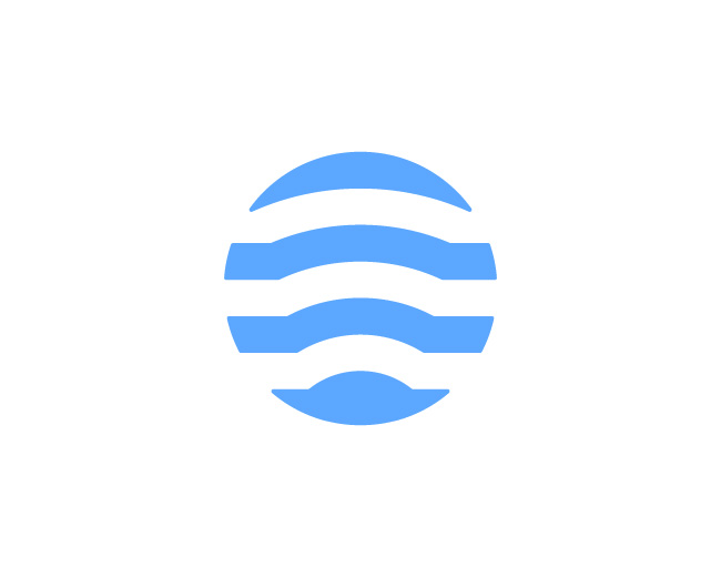 Circle Wave Logo Design // For Sale