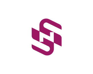 Modern Sn Or Ns Logo
