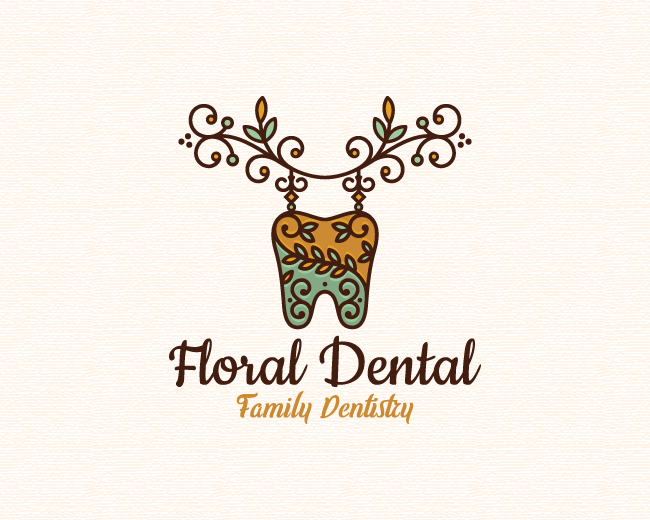 Floral Dental Logo