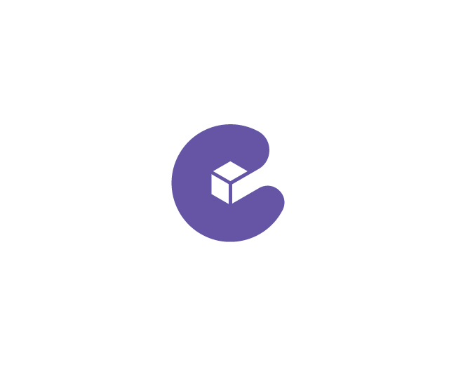 Cubic Letter C Logo