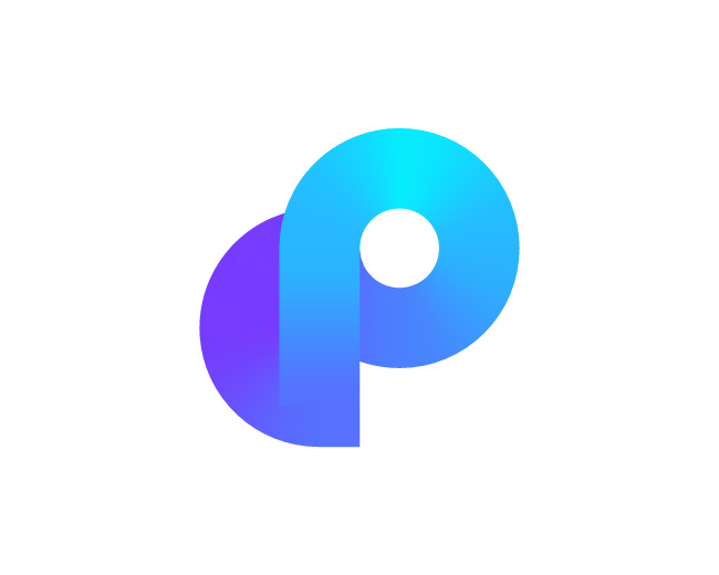P Modern Logo // For Sale