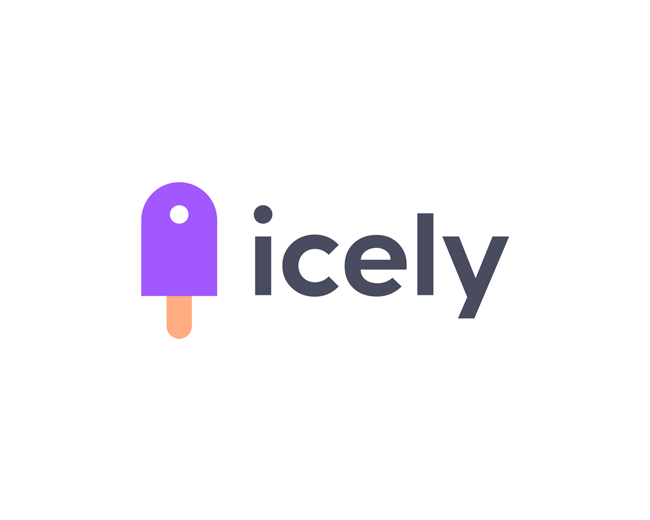 Icely logo design