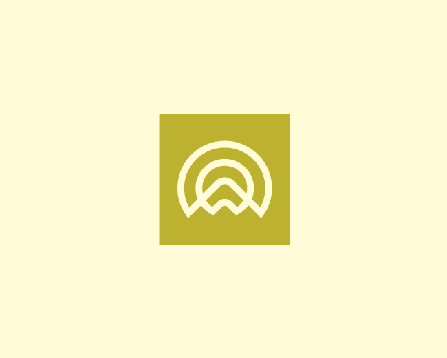 Abstract landscape logo concept