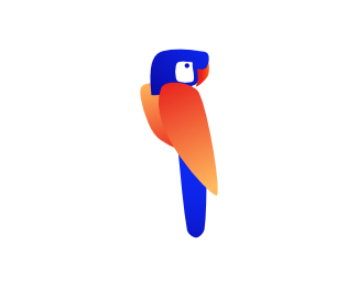 Modern Parrot Logo Design