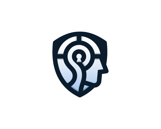 Identity Shield Lock Logo