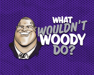Northwestern 'What Wouldn't Woody Do?' Logo