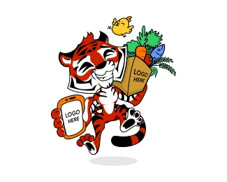 Tiger Online Shop Mascot