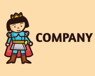 Prince Character Mascot Logo Design
