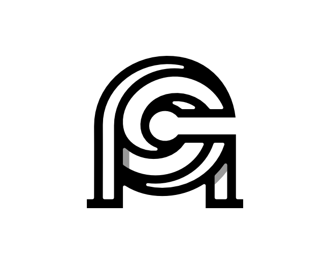 Letter AC CA Logo