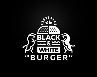 Black and White burger