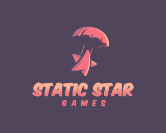 Fun star parachute logo