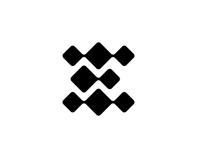 Letter E Pixel Logo