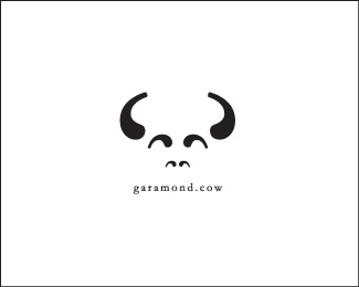 garamond. cow