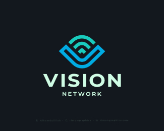 Vision Network - Letter V Logo