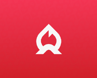 A + Fire Logo concept