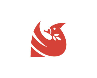 Bird & Leaf Logo For Sale