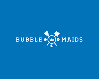 Bubble Maids Logo Design