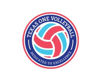 Texas One Volleyball - Team Logo