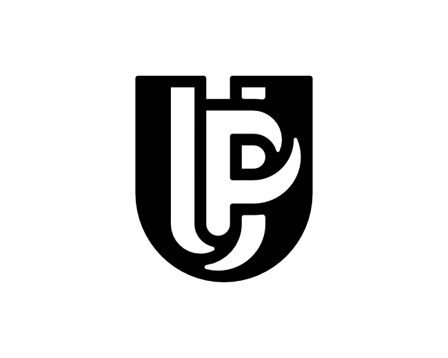 Letter UP PU Typography Logo