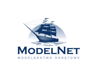 Ship logo design - ModelNet