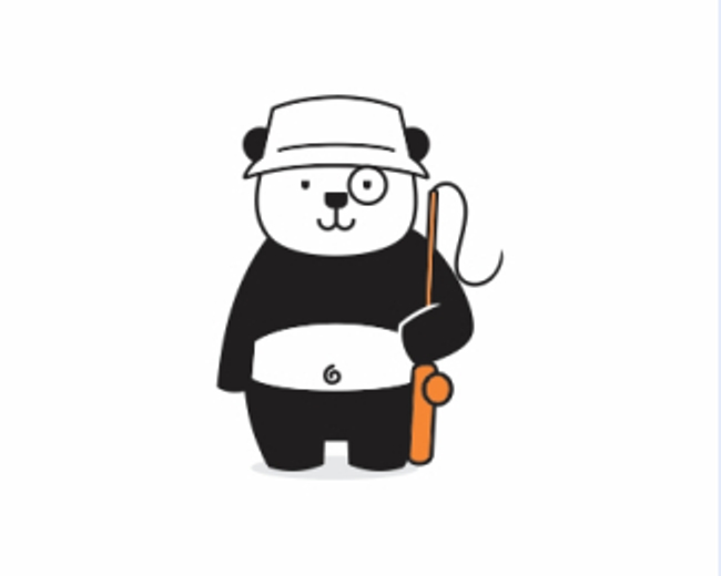 Fat Panda Fishing Logo