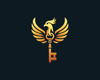 Luxury Phonix Key Logo