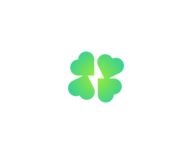Heart Energy or Four Leaf Clover Energy logo