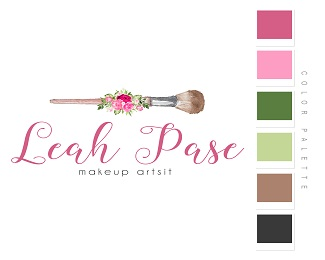 Leah Pase Makeup Studio Logo Design