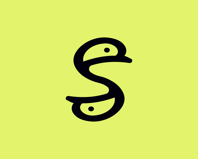 Letter S Logo Swan Logo