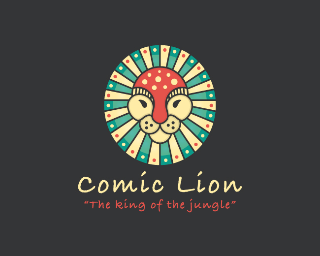 Comic Lion Logo
