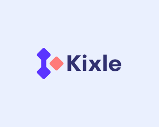 K pixel logo design