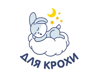 Logo for shop of goods for newborns