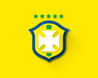 Fifa World Cup Brazil 2014 | Flat Design Shields