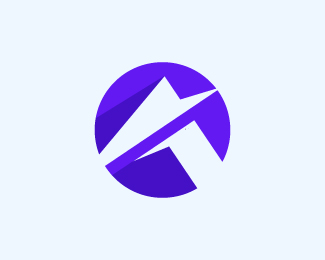 Minimalist a letter logo