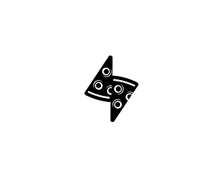 Pizza logo concept - fast pizza