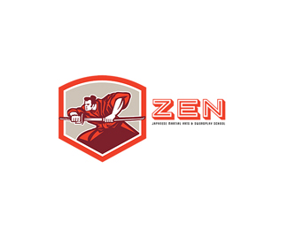 Zen Martial Arts and Swordplay School Logo