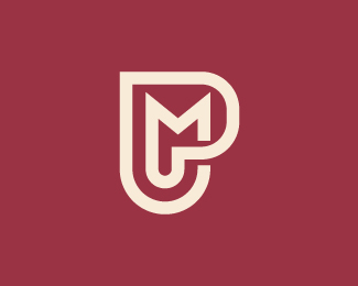 Letter Pm Or Mp Logo