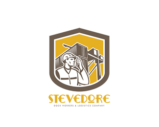Stevedore Logistics Company Logo