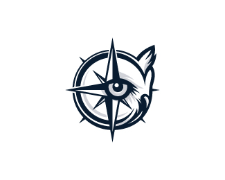 Owl Compass Eye Logo