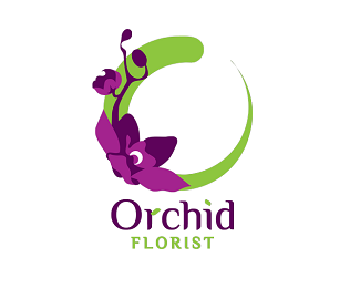 O Shape Orchid Logo