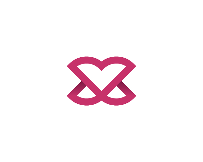 Abstract Heart Knot
