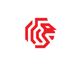 Geometric Lion Logo