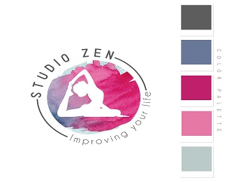 Yoga Studio ZEN Logo Design