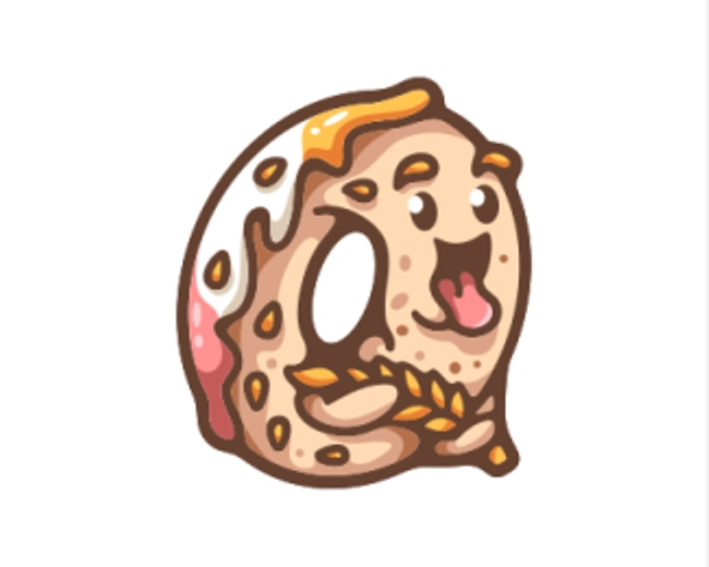 O Oat Donut Logo