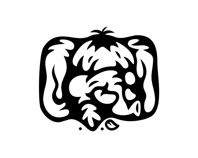 Cute Mammoth Pony Logo