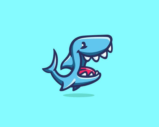 Funny Shark Logo