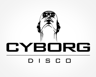 Cyborg Disco logo (designed in d'code)