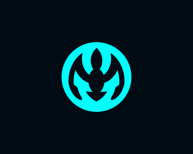 Minimal Tech Insect Logo AI & Cyber Security Brand