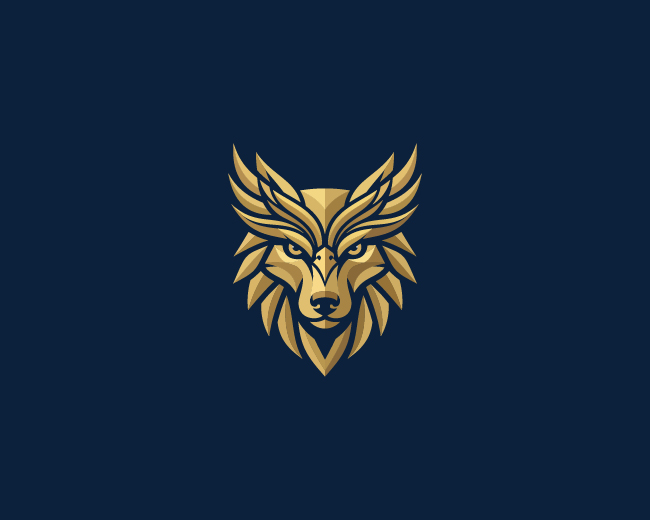 Wolf Phoenix Crown Logo