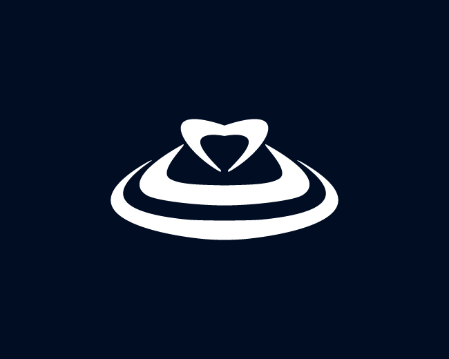 Abstract Orbit Shield Logo Design for Tech Saas Lo